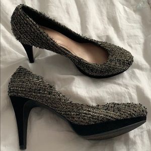 Black stylish heels